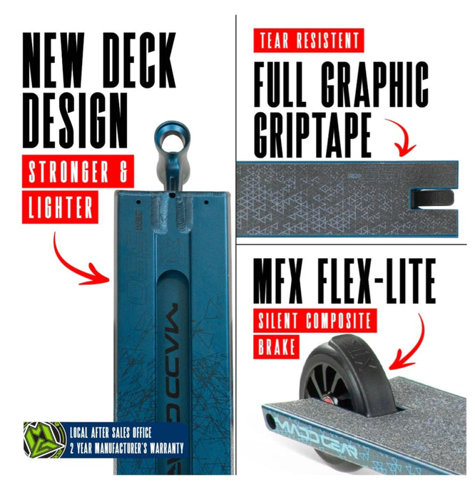 MADD GEAR ORIGIN 550 SCOOTER VINTAGE BLUE Scooter Madd Gear 