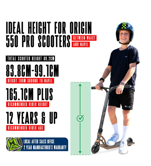 MADD GEAR ORIGIN 550 SCOOTER ANTIQUE BRASS Scooter Madd Gear 