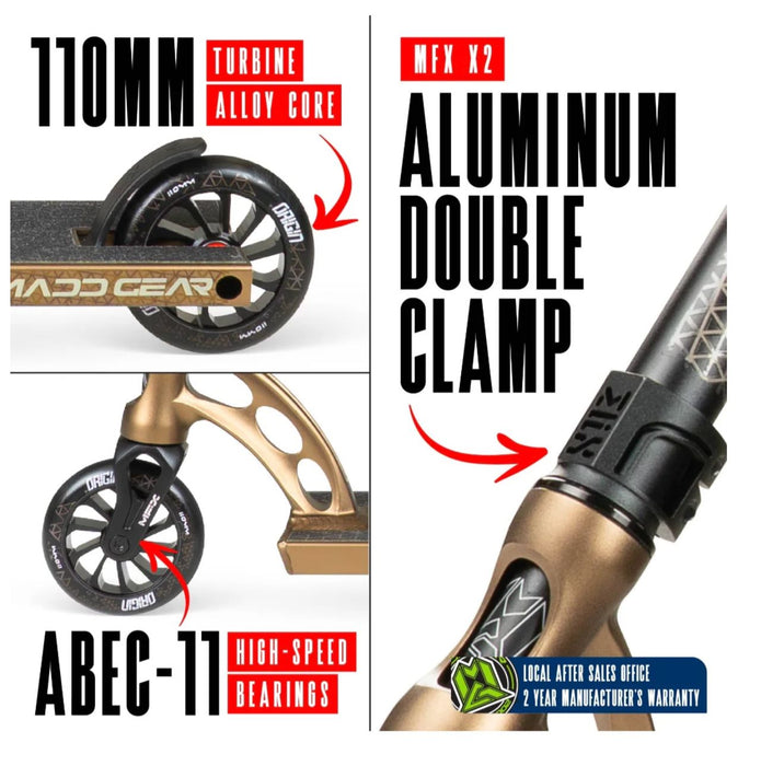 MADD GEAR ORIGIN 550 SCOOTER ANTIQUE BRASS Scooter Madd Gear 