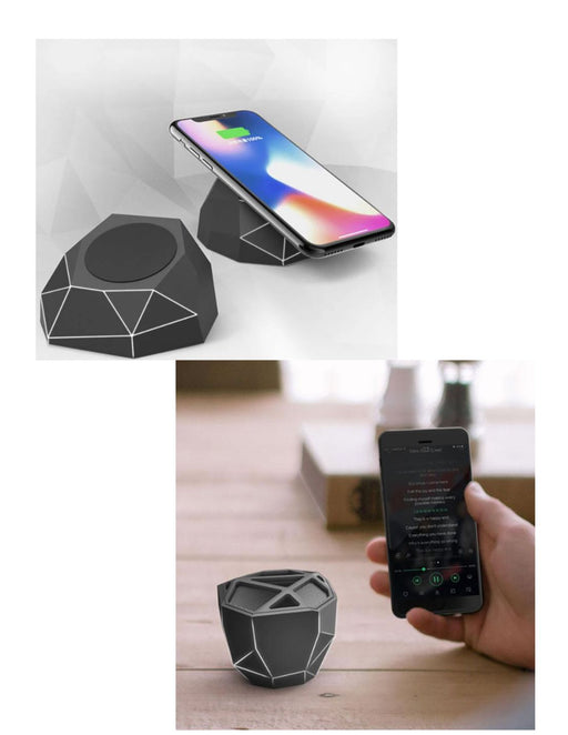 Xoopar GEO Speaker & Charging Dock Bundle -Black Xoopar 