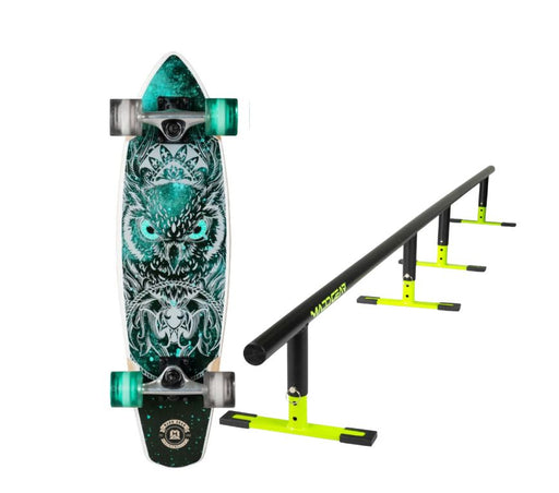 Owl Skateboard & Rail Bundle Skateboard Madd Gear 
