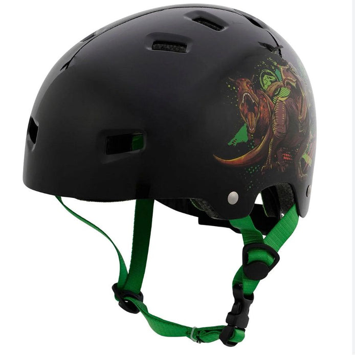 T35 CHILD SKATE HELMET JURASSIC PARK Helmet Madd Gear 