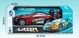 Blue Burst PVC RC Car game Toy Red 