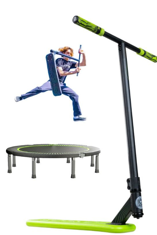 MADD GEAR BOUNCE TRAMPOLINE SCOOTER BLACK / GREEN Scooter Madd Gear 