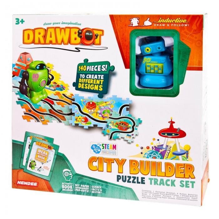 Drawbot Robot with 140 piece puzzle (Damaged Packaging) Tech Outlet 