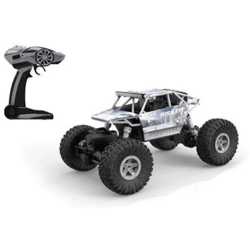 HB Toys Rock Crawler RC 4WD Off Roader Car Silver Toy Cars Tech Outlet 