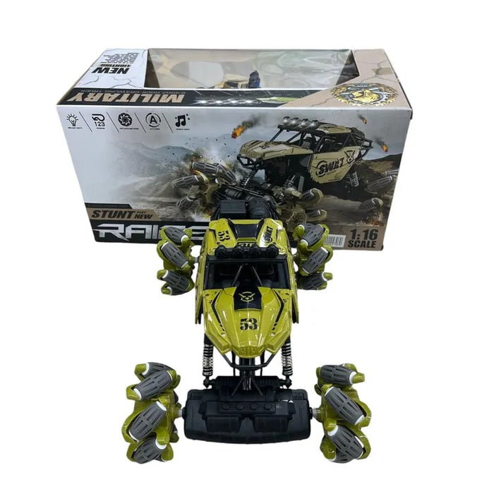 SWAT Military 4X4 Lateral Wheels Car