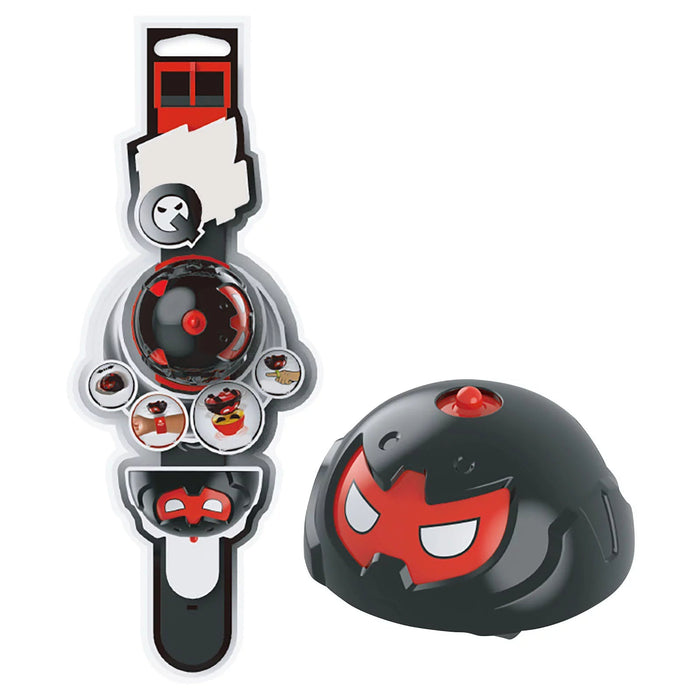 Rotating GYRO Toy & Cool Watch Tech Outlet Black/Red (Red Ineternal) 