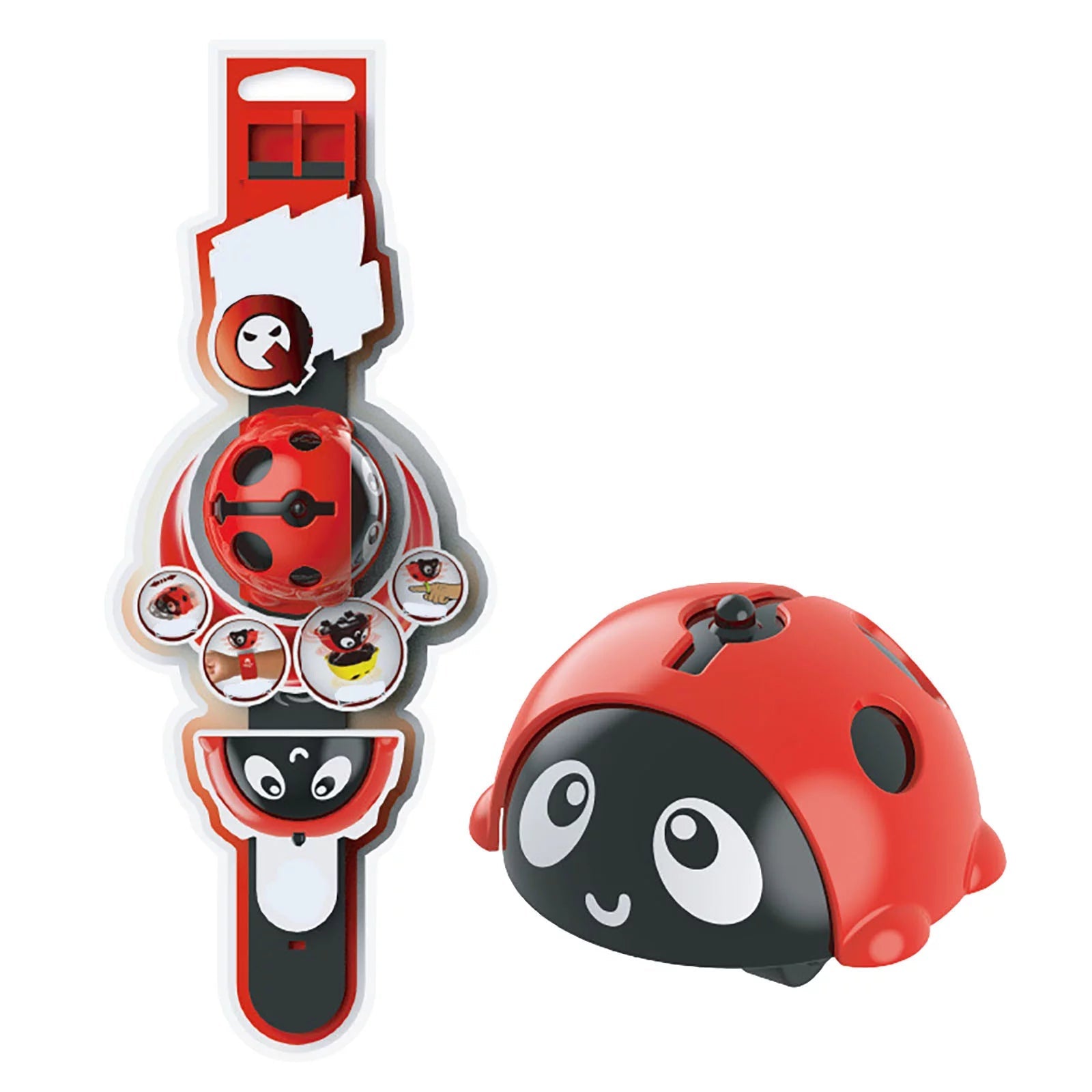 Rotating GYRO Toy & Cool Watch Tech Outlet Red/Black 