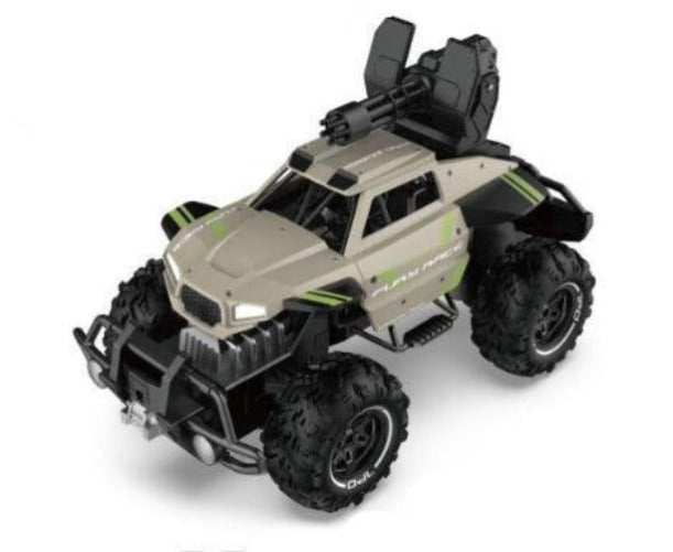 Offroad Missile Firing RC Rock Crawler Buggy 1:12 (CREAM) 3 month warranty applies Tech Outlet 