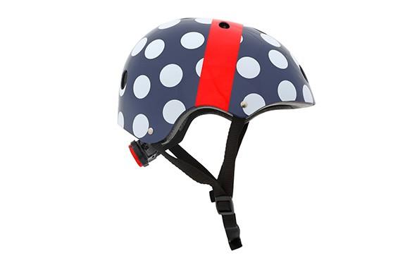 Mini Hornit LIDS Children's Bicycle & Scooter Helmet with Flashing Safety Lights - POLKA Dot Style 12 month warranty applies Hornit 