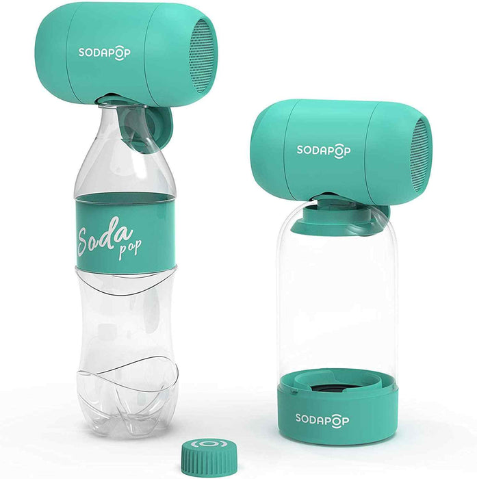 SodaPOP 360 degree Speaker - Turns any Plastic Fizzy Drink bottle into a Speaker! 12 month warranty applies Xoopar Green 
