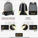 Cycling Backpack with LED Lighting indicators - Grey 12 month warranty applies Tech Outlet 