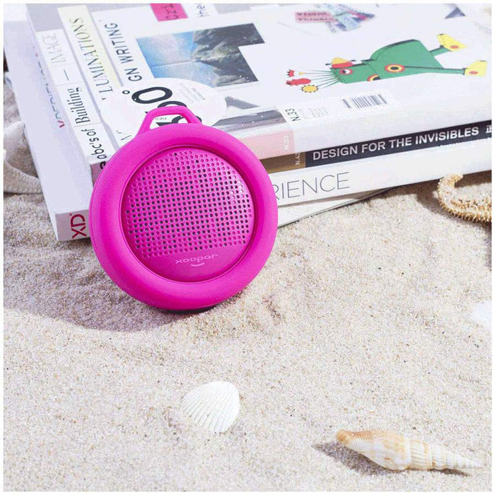 Xoopar Splash Pop Water Resistant Bluetooth Speaker : Great for the Shower & Poolside 12 month warranty applies Xoopar 