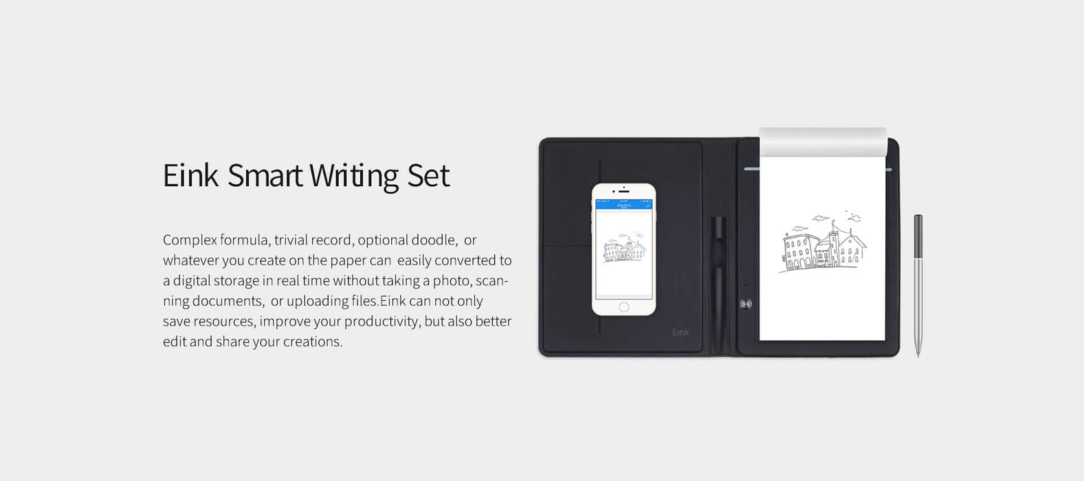 Smart Pad - Natural Writing Digital Writing Pad - Grey 12 month warranty applies Max eye 