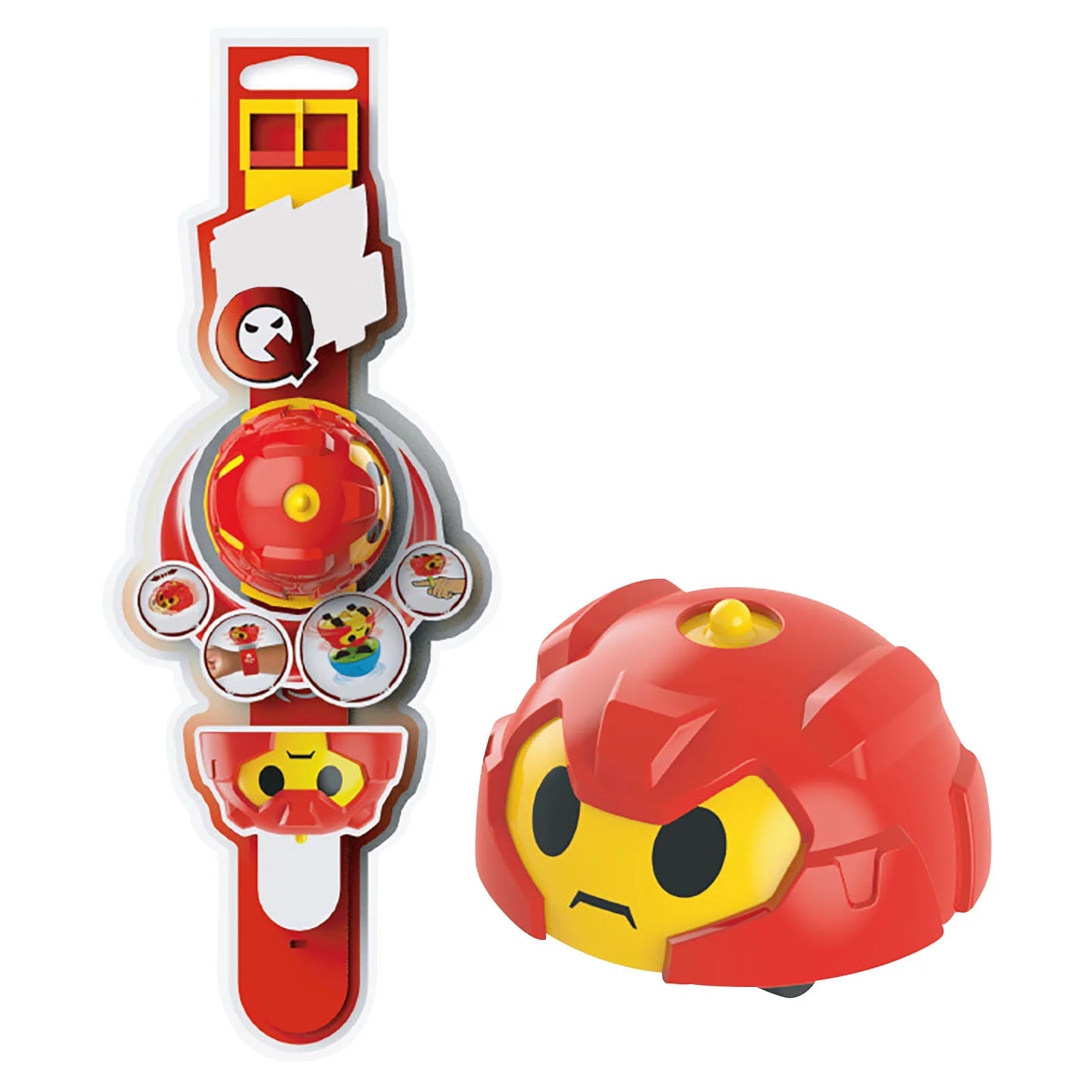 Rotating GYRO Toy & Cool Watch Tech Outlet Red/Yellow 