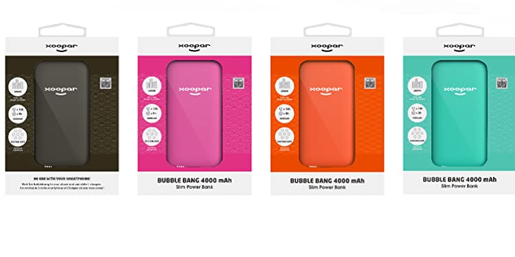 Xoopar Battery Xoopar Bubble Bang 4000mAh Power bank with phone suction — Techoutlet