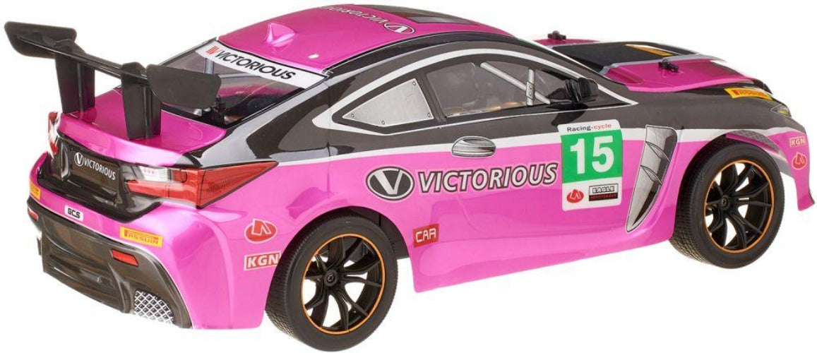 2.4 GHz High Speed Racing RC Car 1:10 Size (mixed gold & pink colours) 3 month warranty applies Tech Outlet 