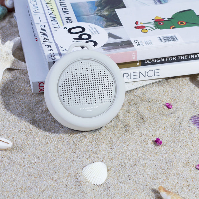 Xoopar Splash Pop Water Resistant Bluetooth Speaker : Great for the Shower & Poolside 12 month warranty applies Xoopar 