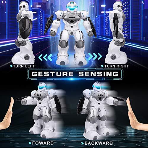 Smart Police RC Robot with Weapon White 3 month warranty applies Tech Outlet 