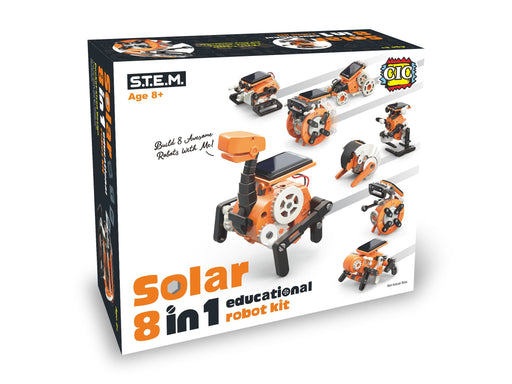 Solar 8 in 1 Educational Robot Kit 3 month warranty applies Tech Outlet 
