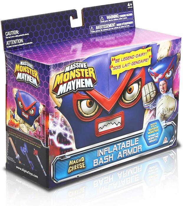 Massive Monster Mayhem Inflatable Toy Bash Armour - MACHO CHEESE 3 month warranty applies Tech Outlet 
