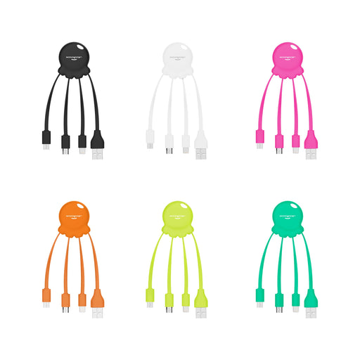 Xoopar Octopus : All-in-One USB Charging Cable to fit all phone types 12 month warranty applies Xoopar 