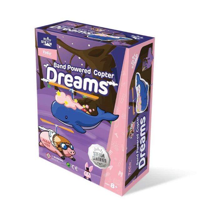Play Steam - Band Powered Copter - Dreams 3 month warranty applies Playsteam 