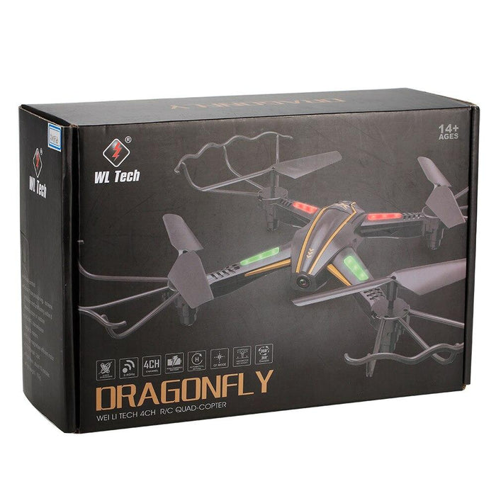 WL Toys DRAGONFLY Q616 Drone with WIFI & Camera 3 month warranty applies Tech Outlet 