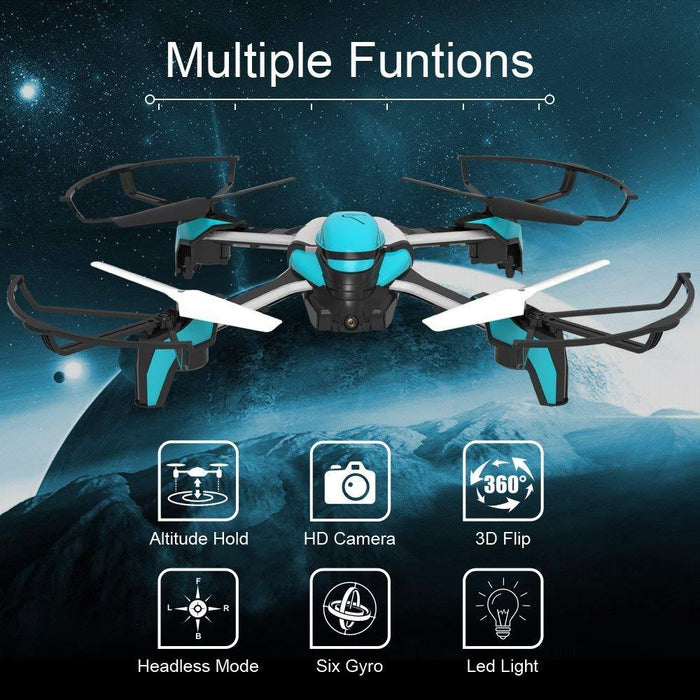 K80 -Fighter Drone with Built-in Camera 3 month warranty applies Tech Outlet 