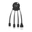 Xoopar Octopus : All-in-One USB Charging Cable to fit all phone types 12 month warranty applies Xoopar Matte Black 