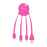Xoopar Octopus : All-in-One USB Charging Cable to fit all phone types 12 month warranty applies Xoopar Matte Pink 