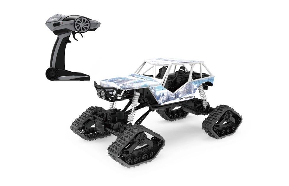 HB Toys Rock Crawler RC 4WD Off Roader Car with Tracks Green Silver 3 month warranty applies Tech Outlet 