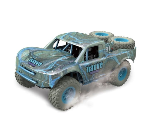 HB Toys Short Course RC Truck Silver/Blue Tech Outlet 