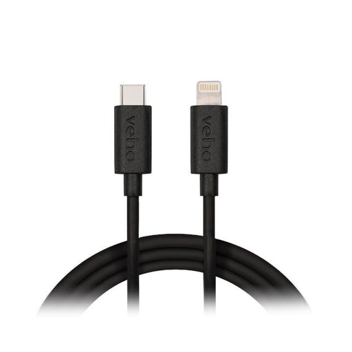Veho USB-C™ to Lightning Charge and Sync Cable (1m/3.3ft) Portable Power Accessories Techoutlet 