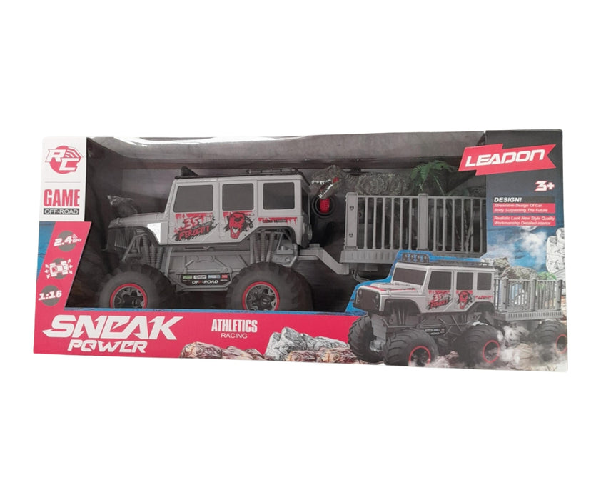 Large Wheeled Off Road Vehicle Grey With Tow Bar (TREX - Tree) Tech Outlet 