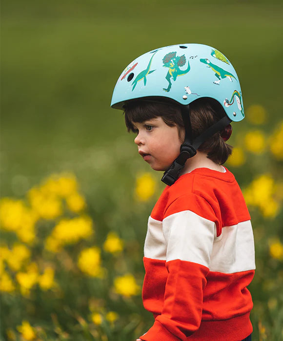Mini Hornit LIDS Children's Bicycle & Scooter Helmet with Flashing Safety Lights - Jurassic Style 12 month warranty applies Hornit 