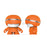 Xoopar Mini Boy Bluetooth Speaker 12 month warranty applies Xoopar Orange 